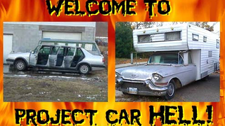 PCH, Joad Family Redux Edition: 1957 Cadillac Camper or 6-Door Rabbit Limo?